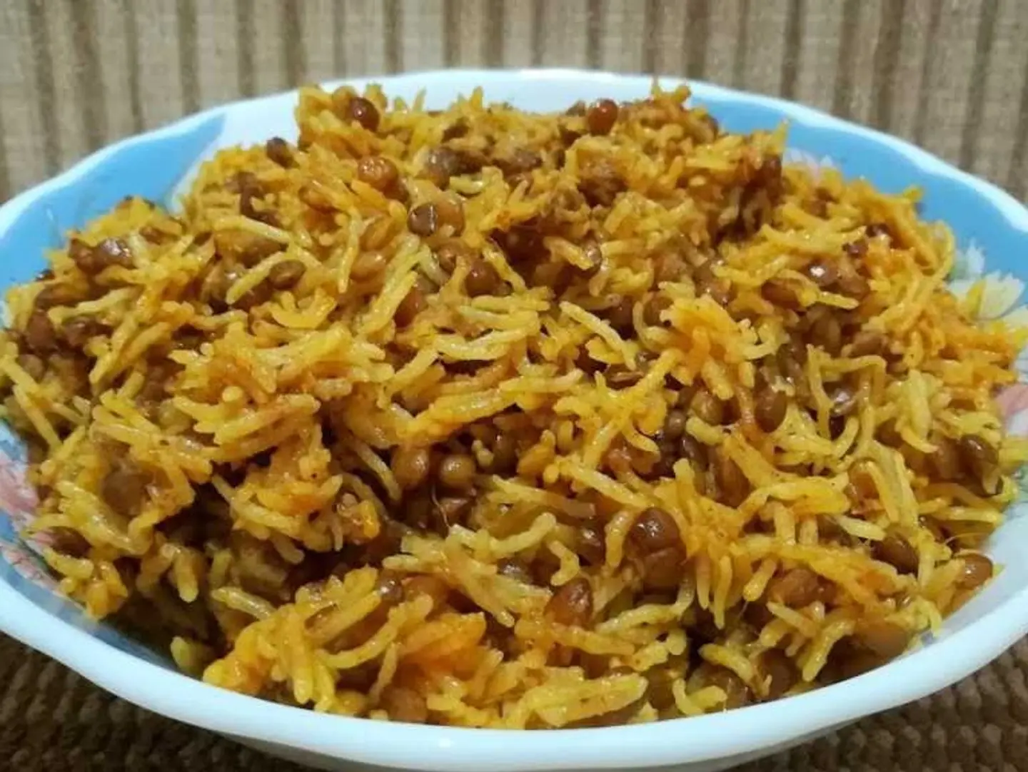 Biryani Rice With Dal Masoor