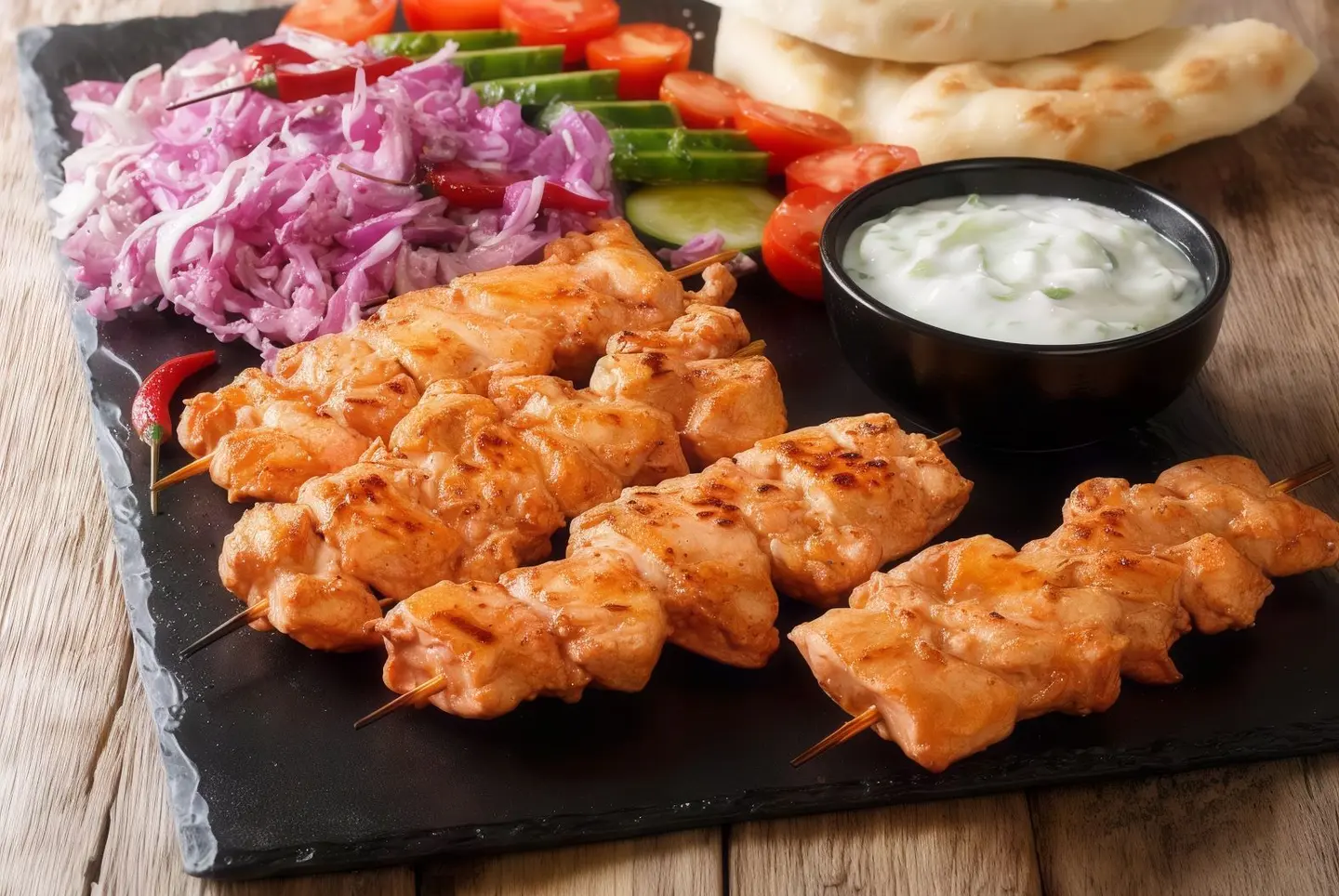 Shish Tawouk - With Rice