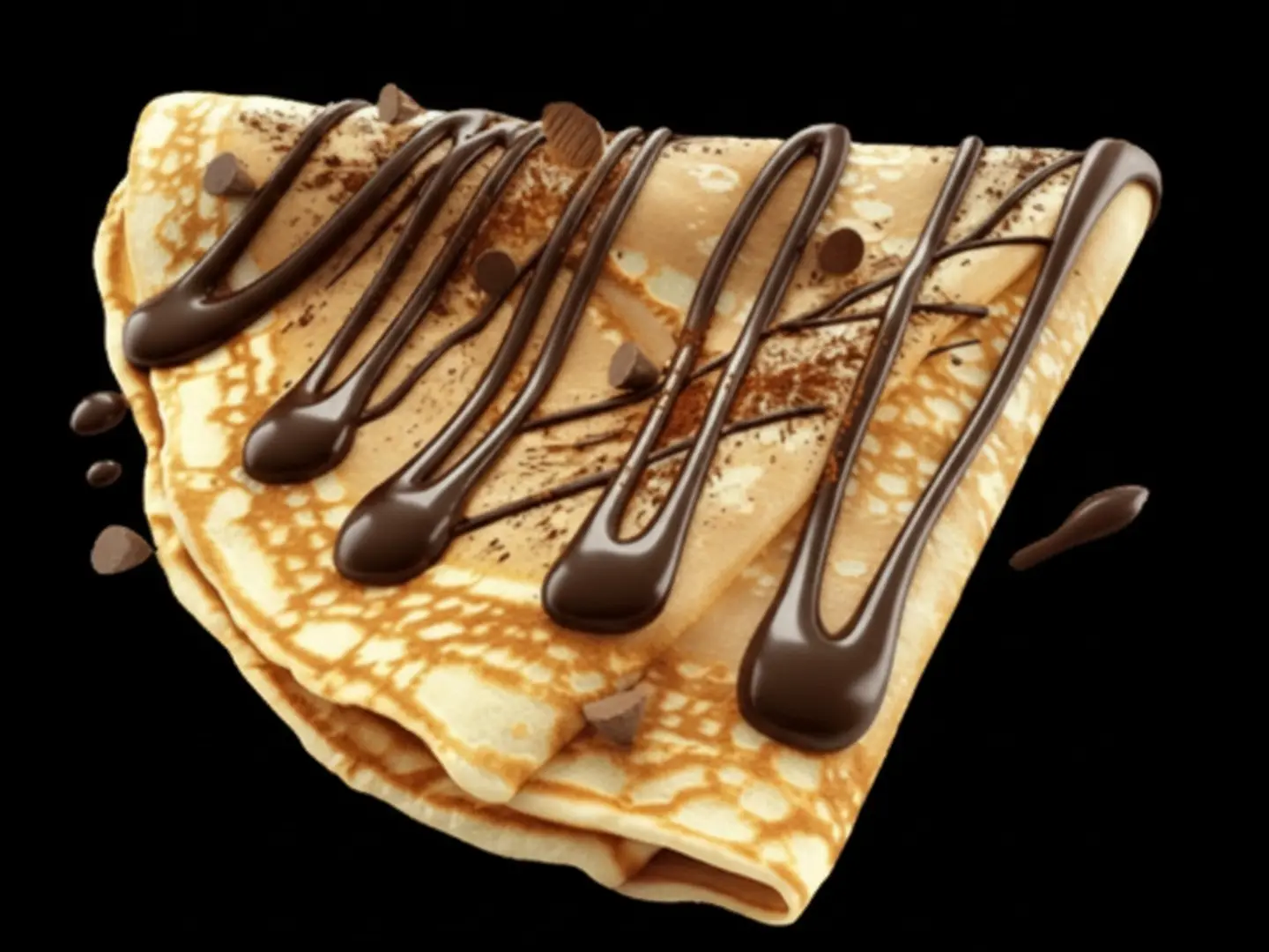 كريب شيكولاته النوتيلا اللذيذه