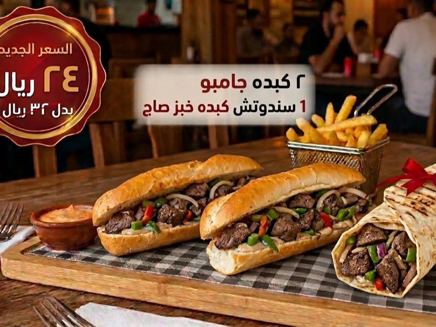 عرض اليوم لشندوتش الكبده الجامبو