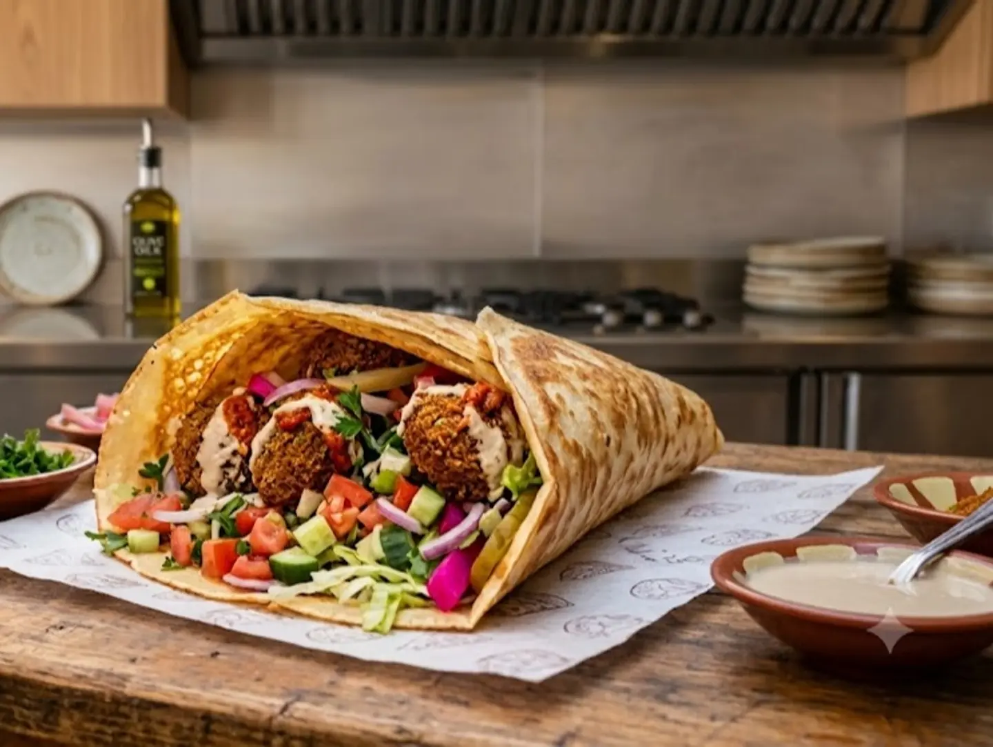 Falafel Crepe Invention