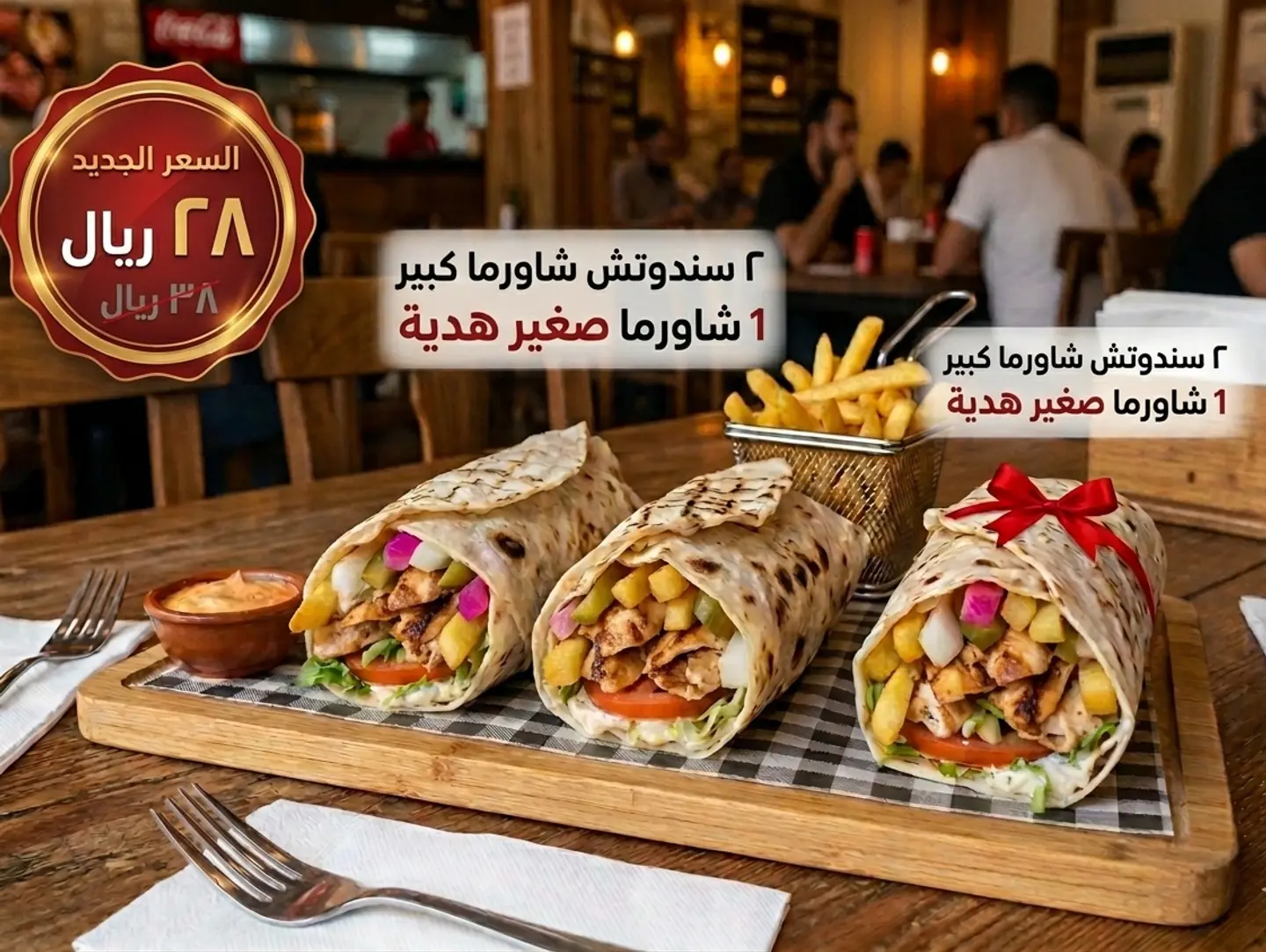 عرض اليوم لشندوتش الشاوما الكبير