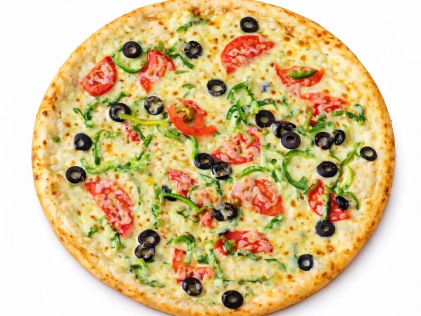 Liquid Cheese Pizza With Medium Vegetables