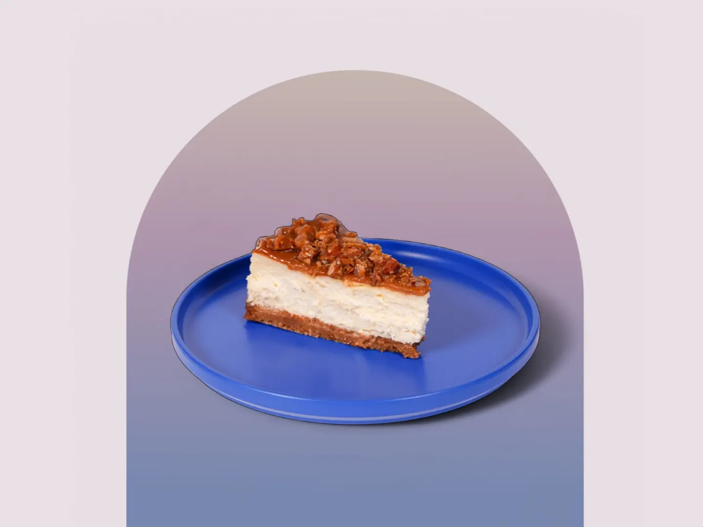 Caramelized Almond Cheesecake