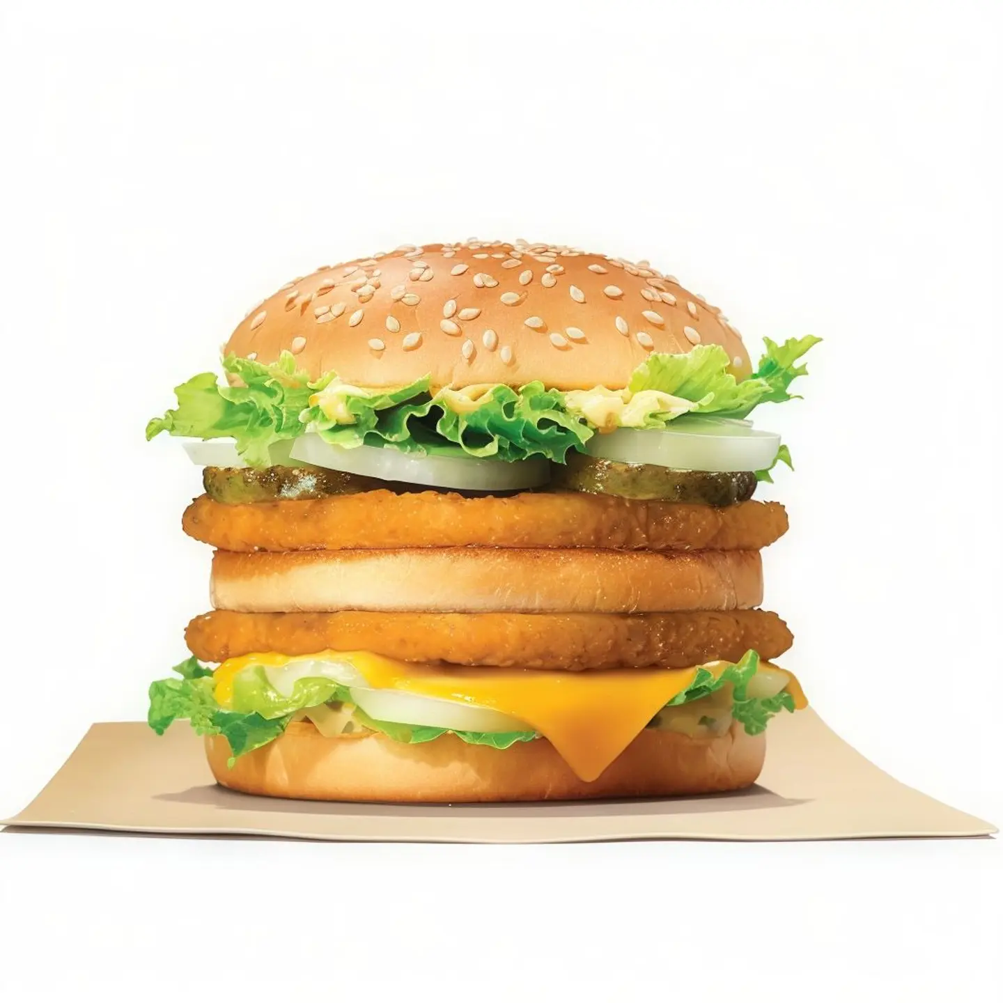 Double Chicken Burger