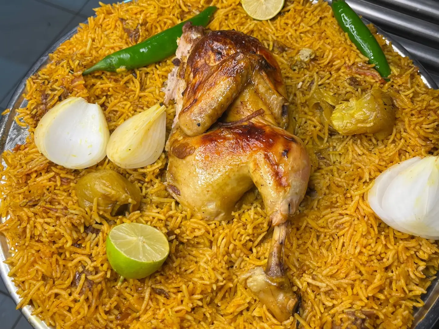 نص كبسة دجاج