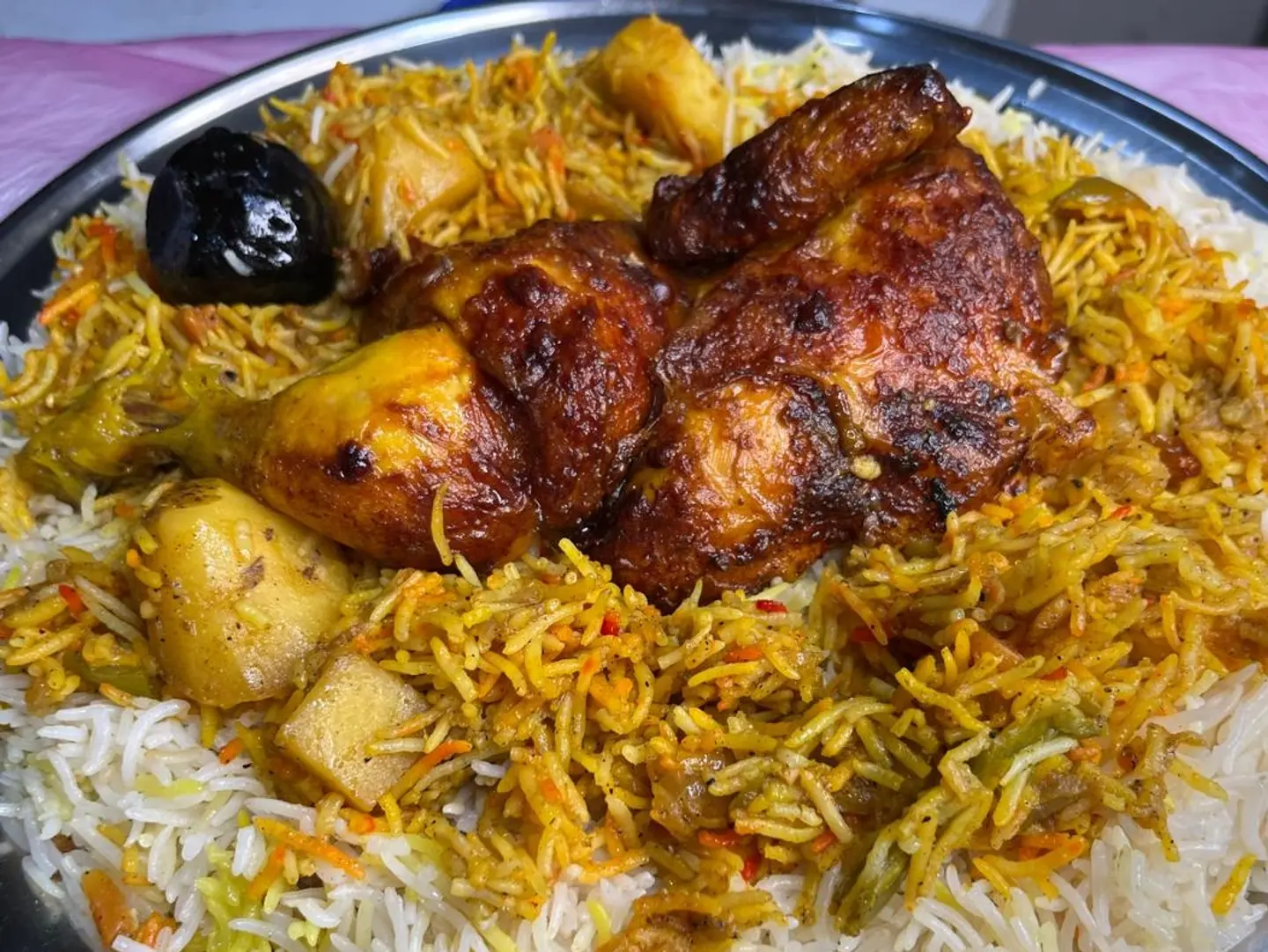 نصف برياني دجاج