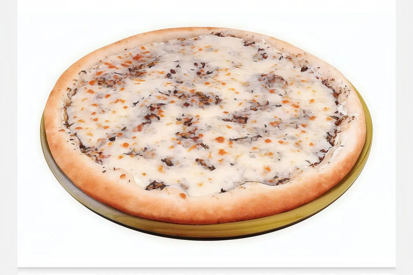 Cheese, Labneh And Thyme Pizza