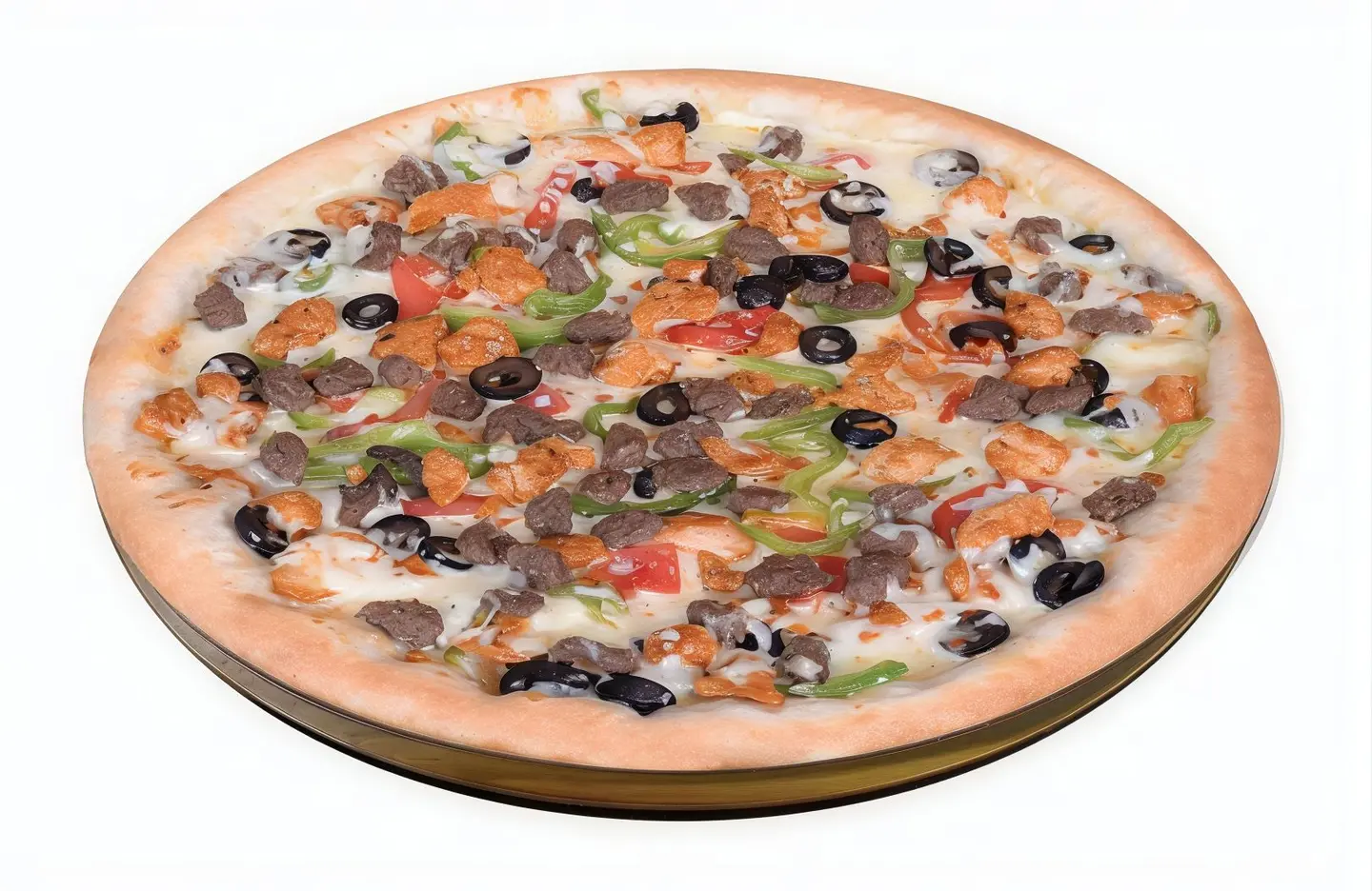 Chicken And Beef Mix Pizza
