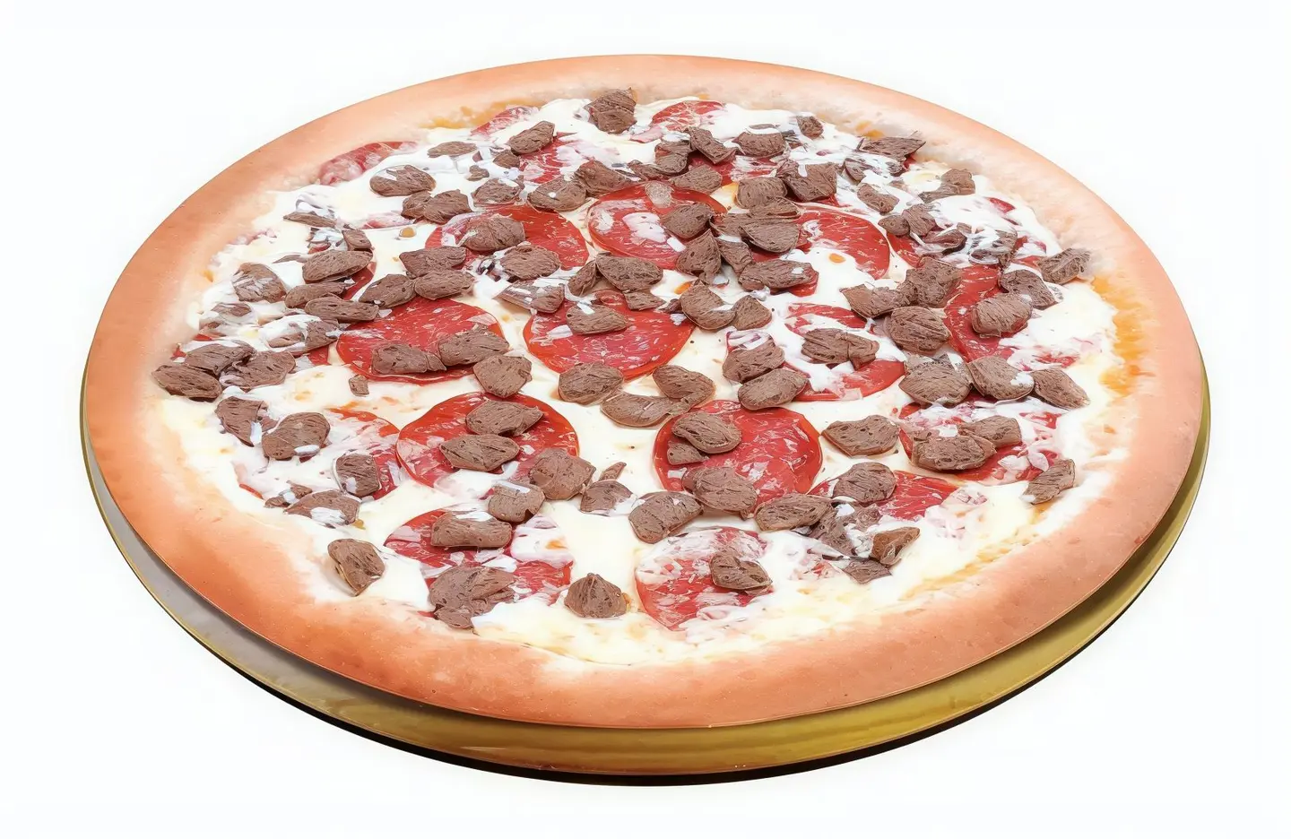 Pepperoni With Pieces Of Meat