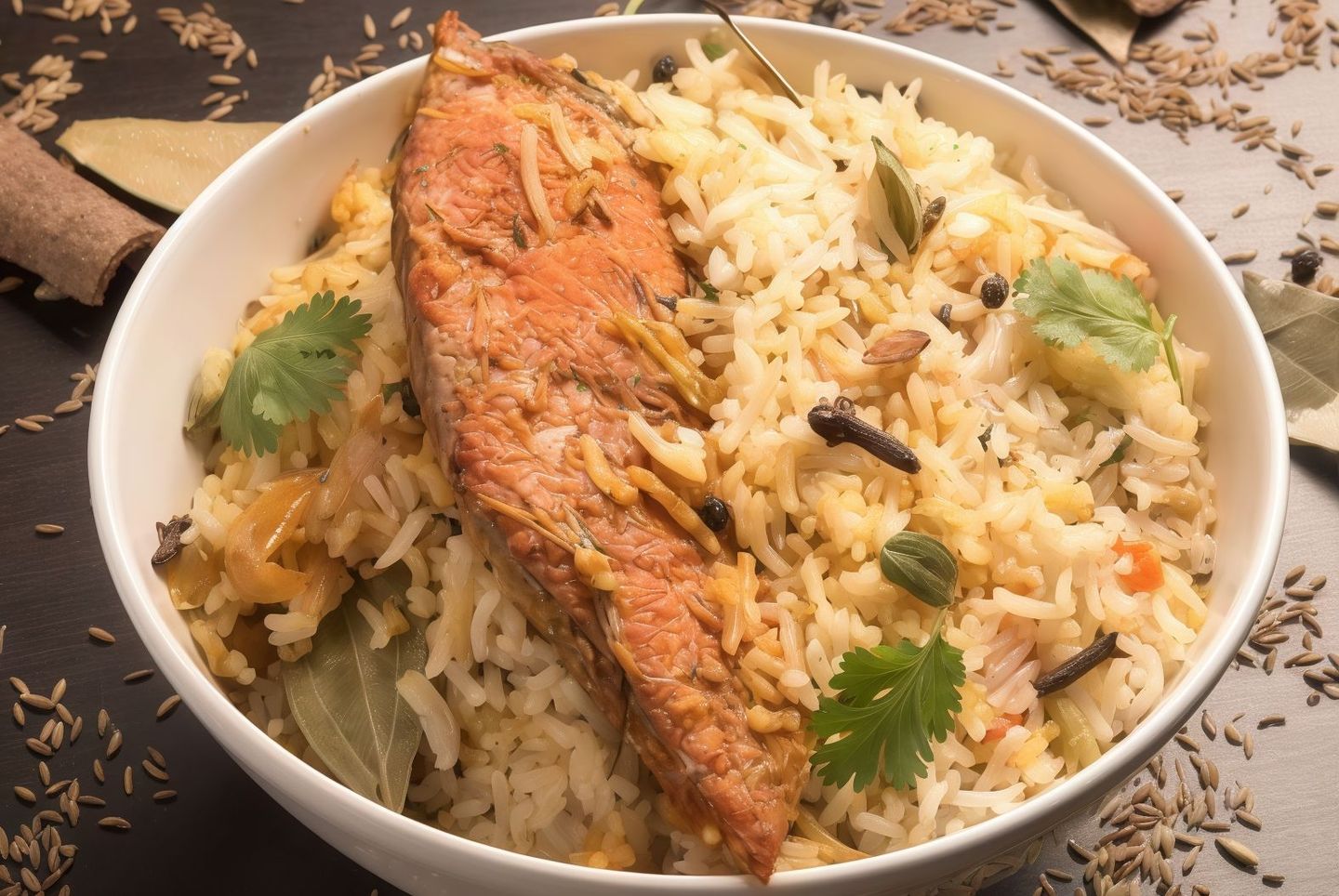 سمك برياني