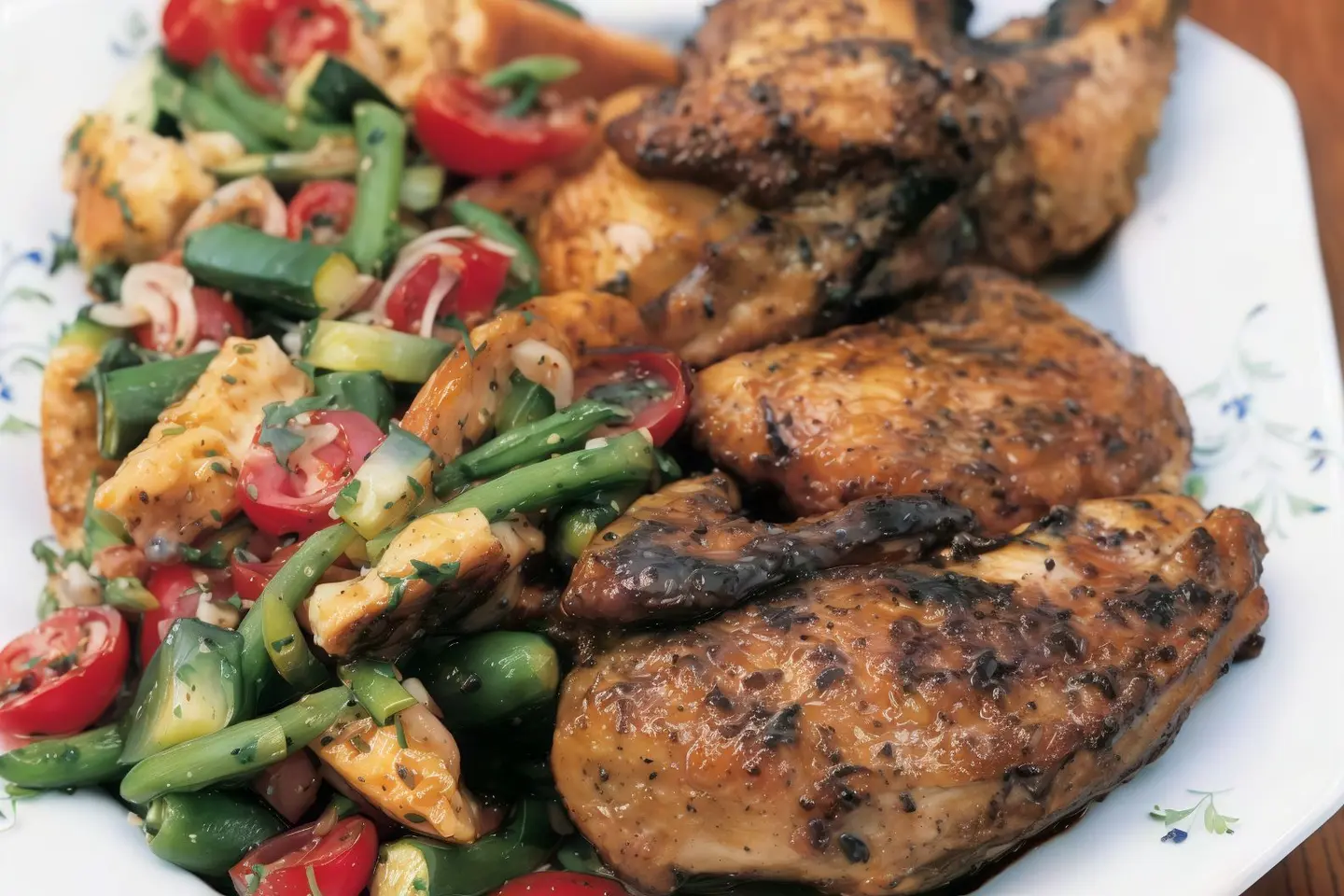 Bbq Pepper Chicken Half