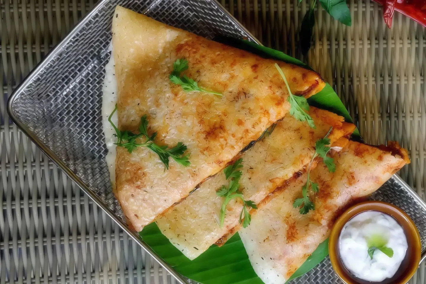 Ghee Mushroom Dosai