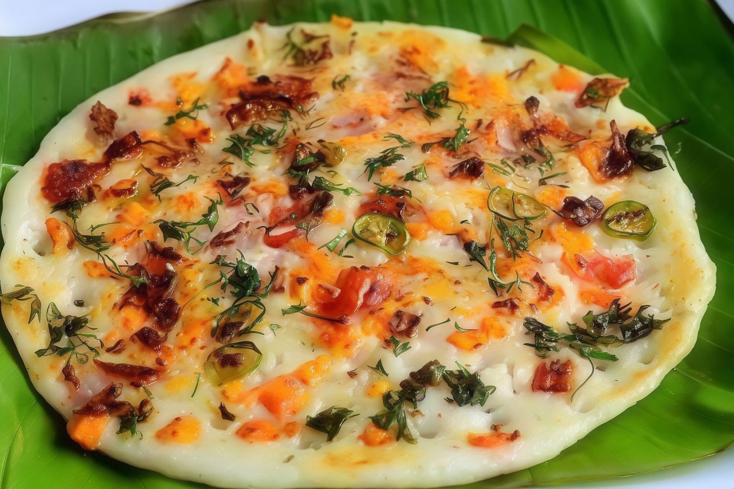 Chicken Curry Uthappam