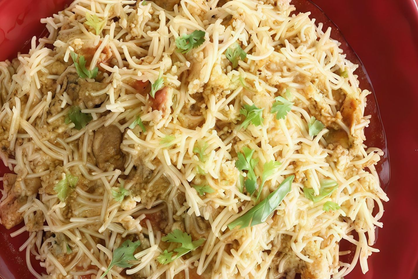 Mutton Idiappam Kothu