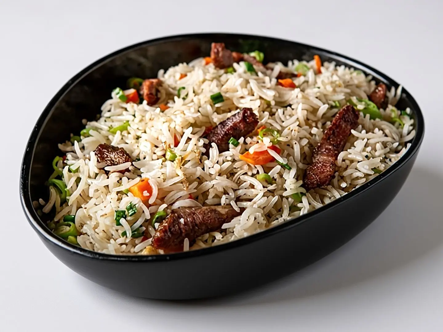 أرز مقلي بلحم الضأن