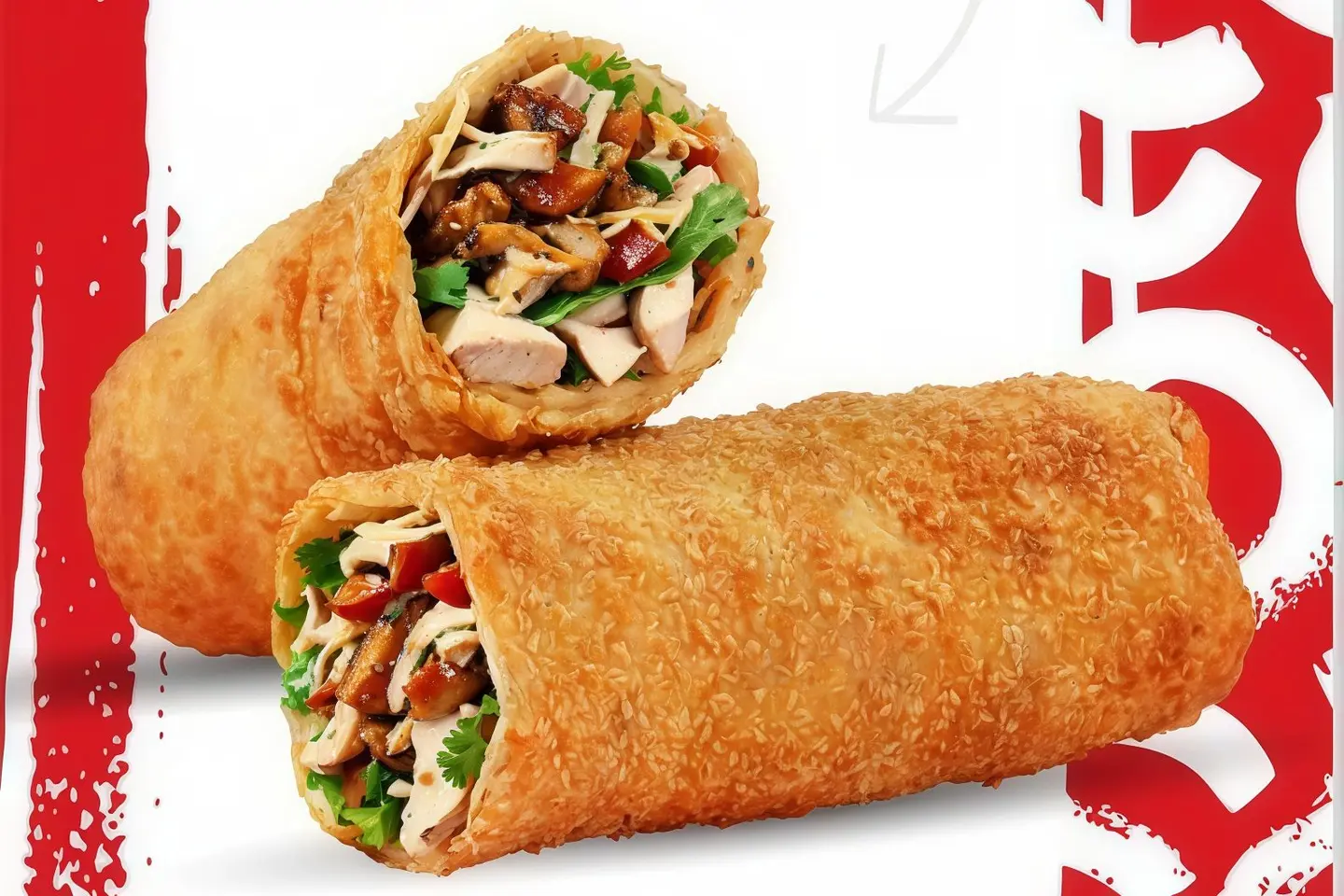 كرسبى رول شاورما