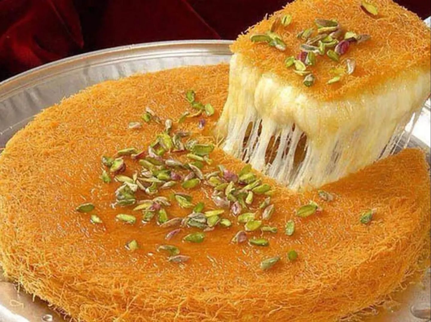 كنافة بالقشطه