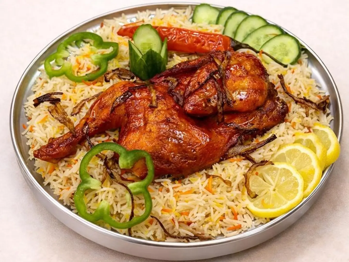 نص مندي دجاج