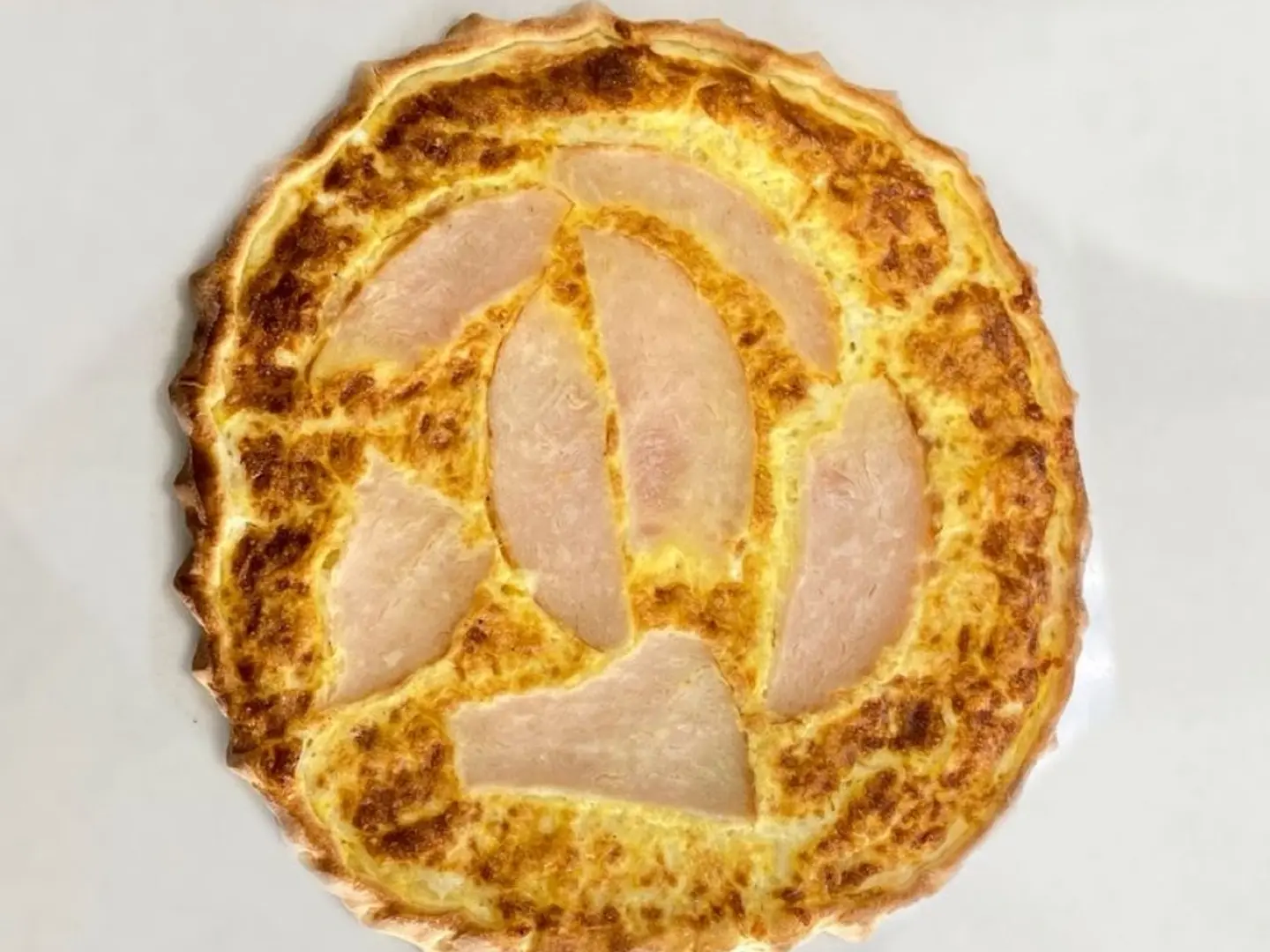 اومليت بيض وجبنه وتركي