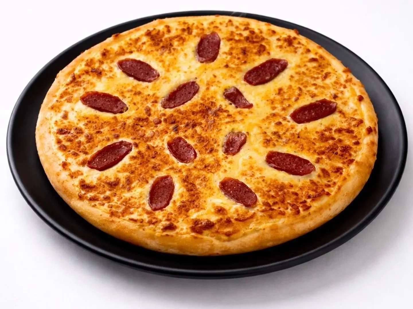 Egg Omelet Meal With Sausages