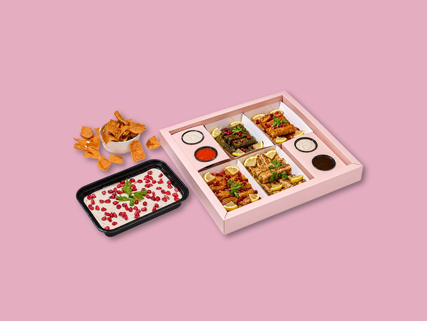 Large Size Box Stuffed With Fatteh