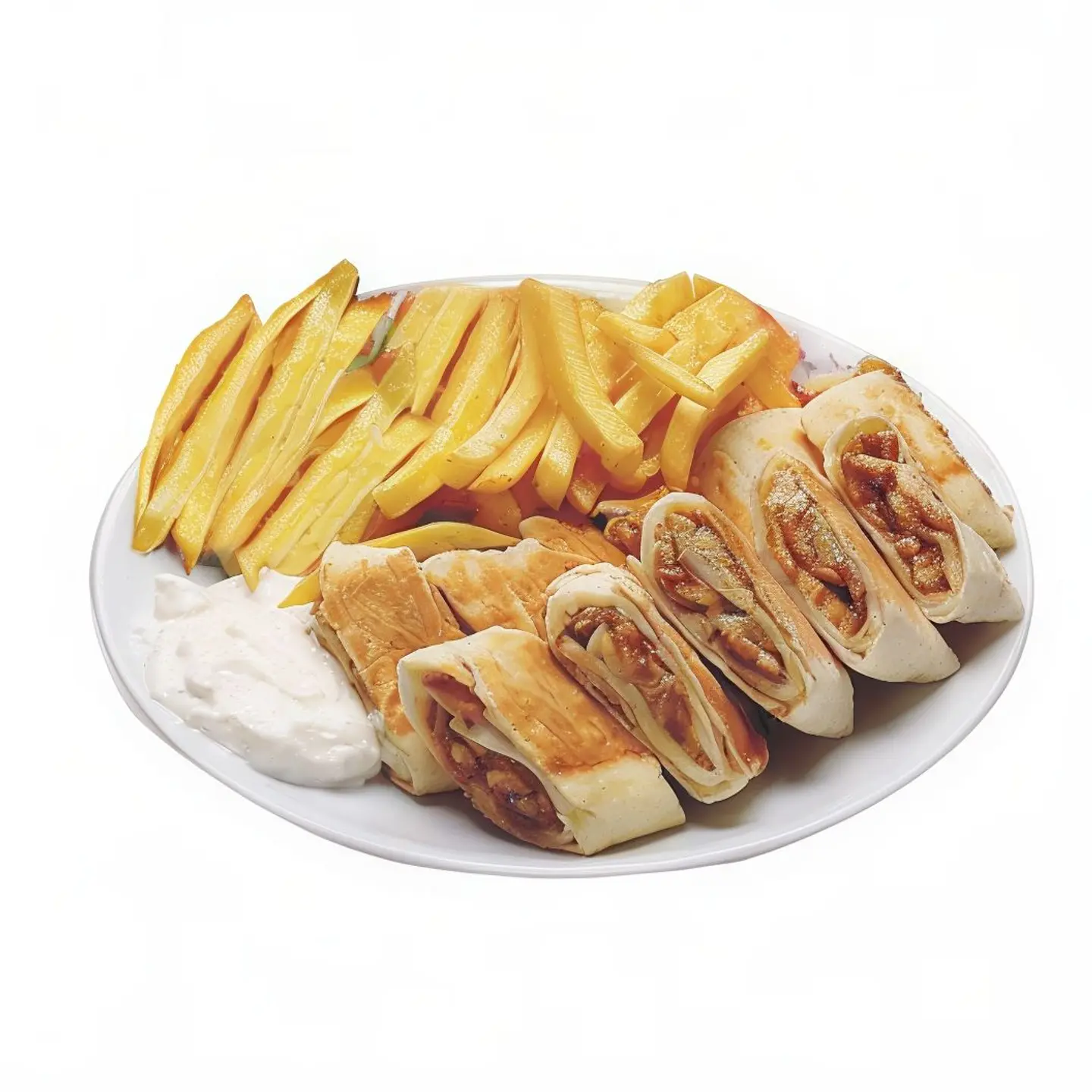 صحن شاورما عربي