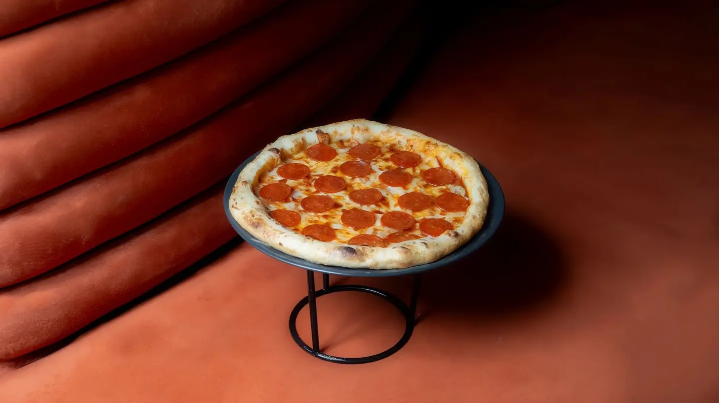 Sliced Pepperoni Pizza