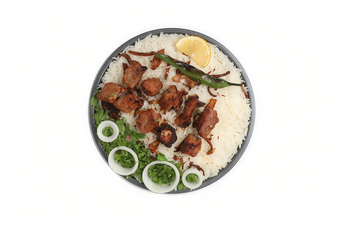 Awsal Lahem Kabsa With Rice