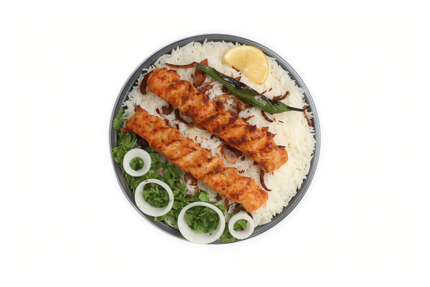 Chicken Kabab Kabsa With Rice