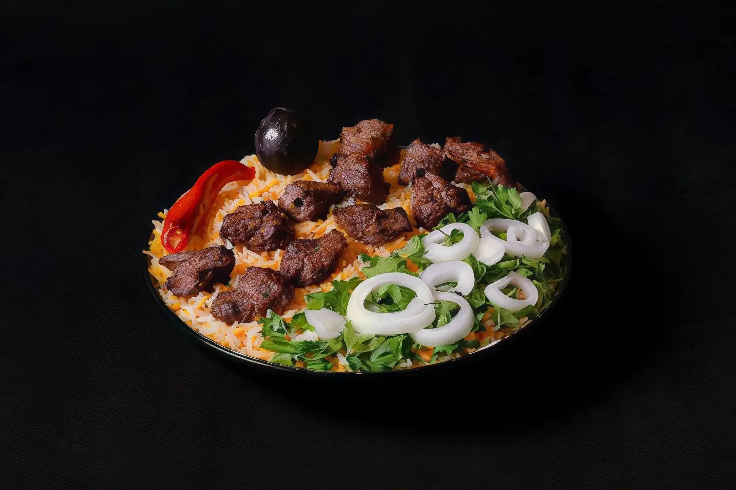 Awsal Lahem Kabsa With Ric