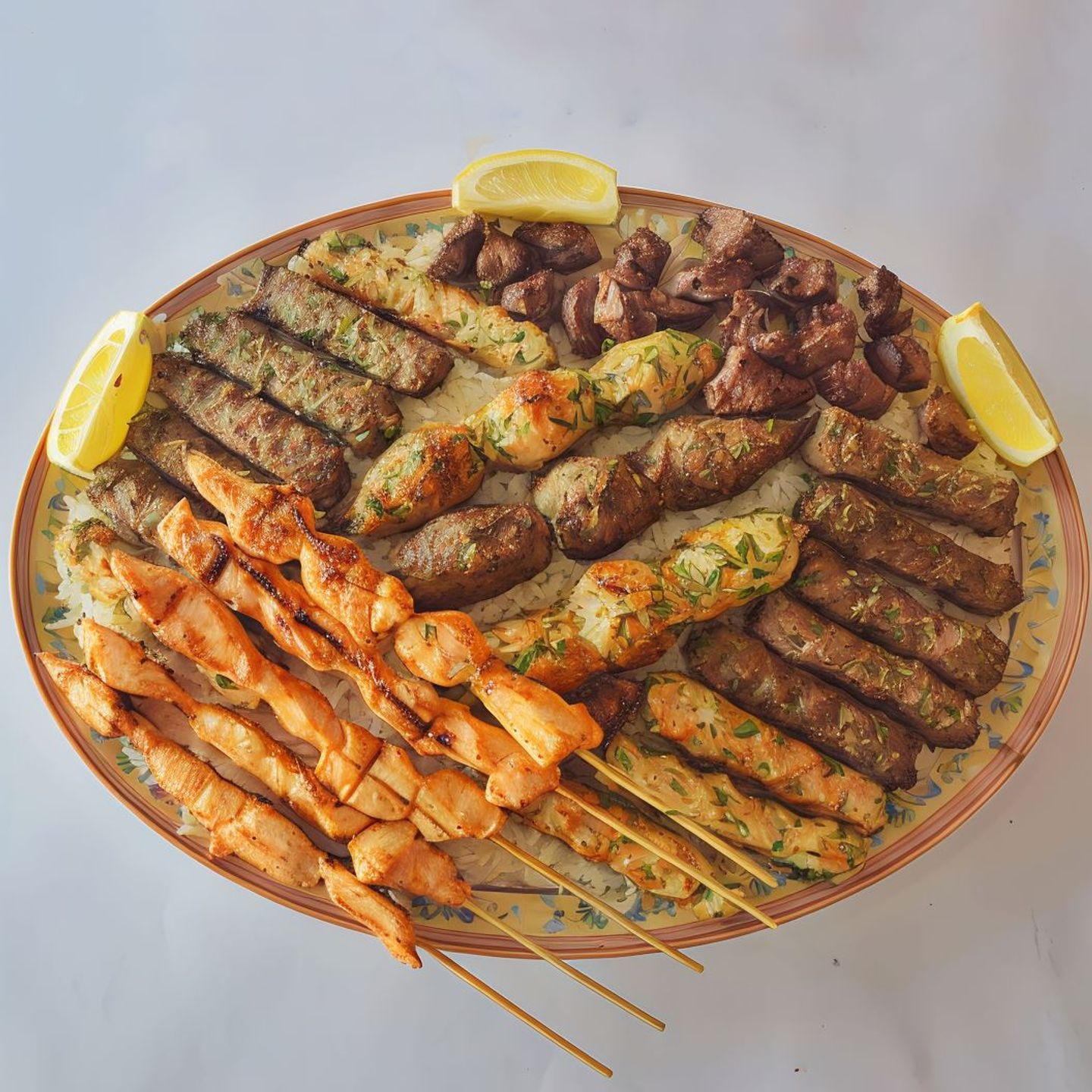 مشويات مشكل مع الارز