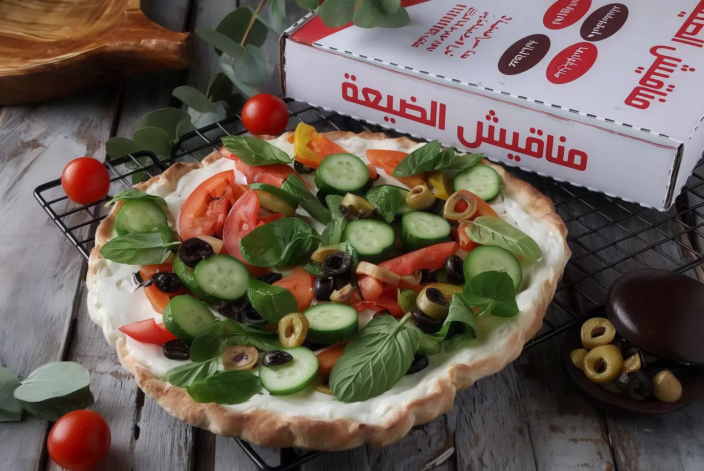 Labnah With Vegetables