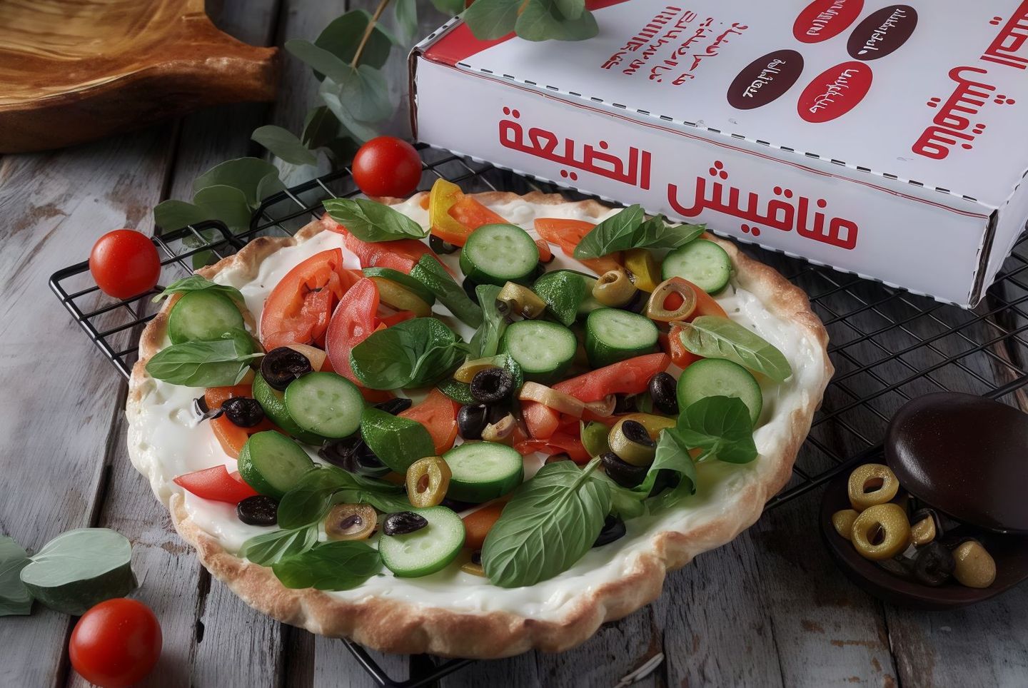 Labnah With Vegetables
