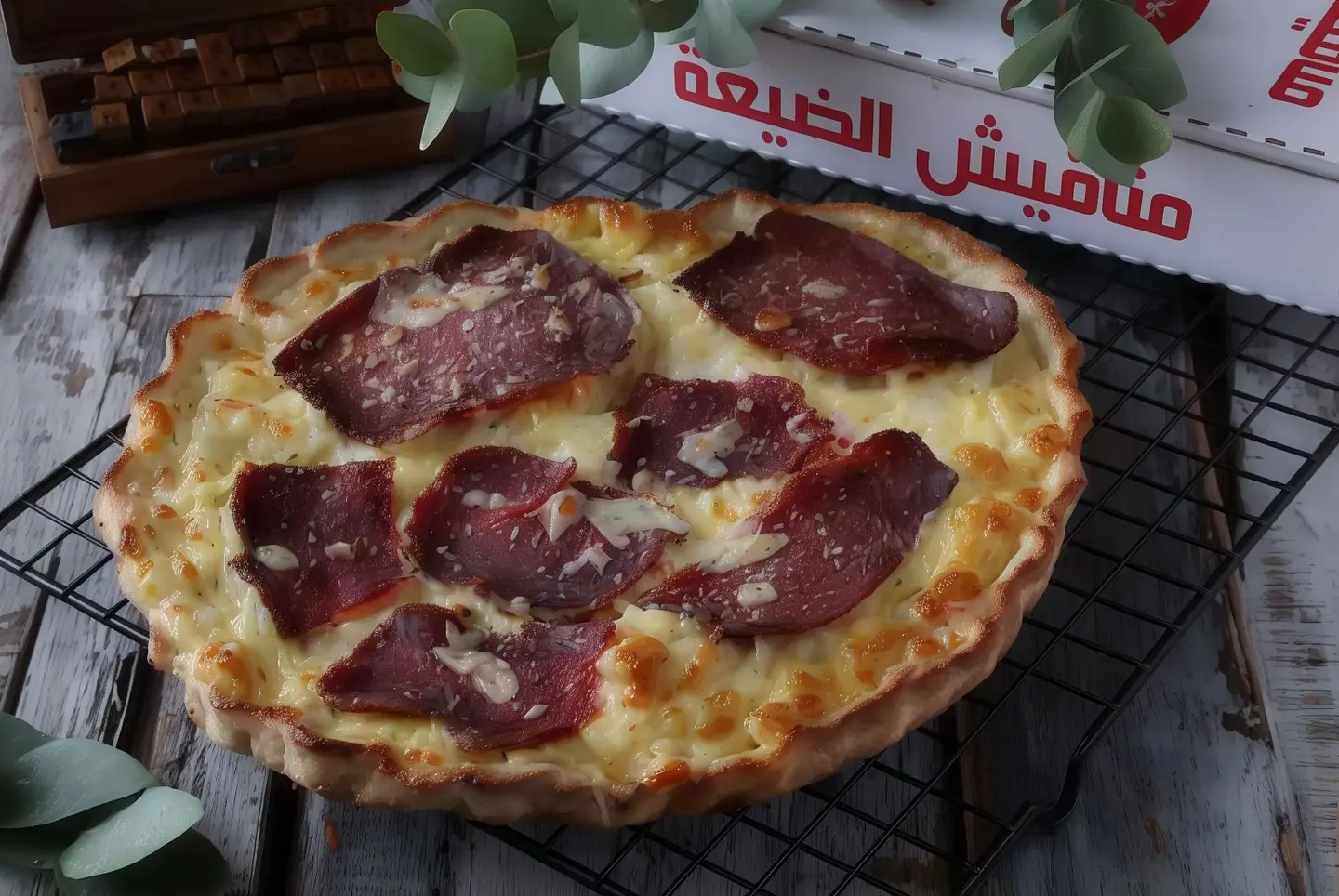 Pastrami With Cheese And Eggs
