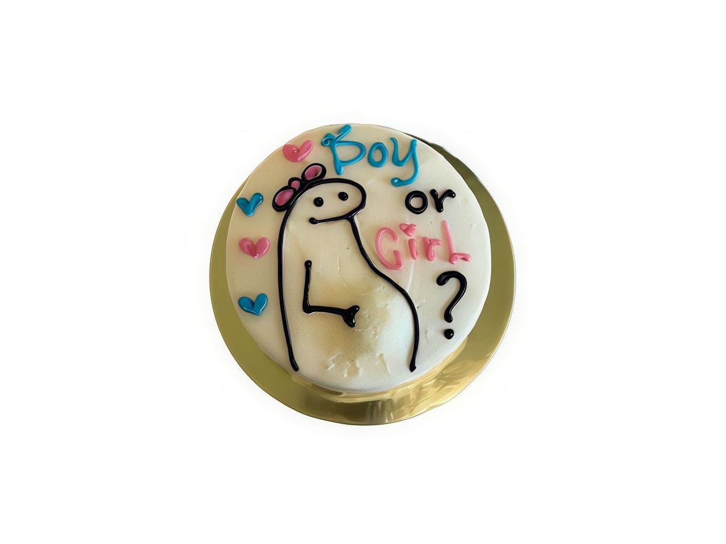 Gender Reveal Cake
