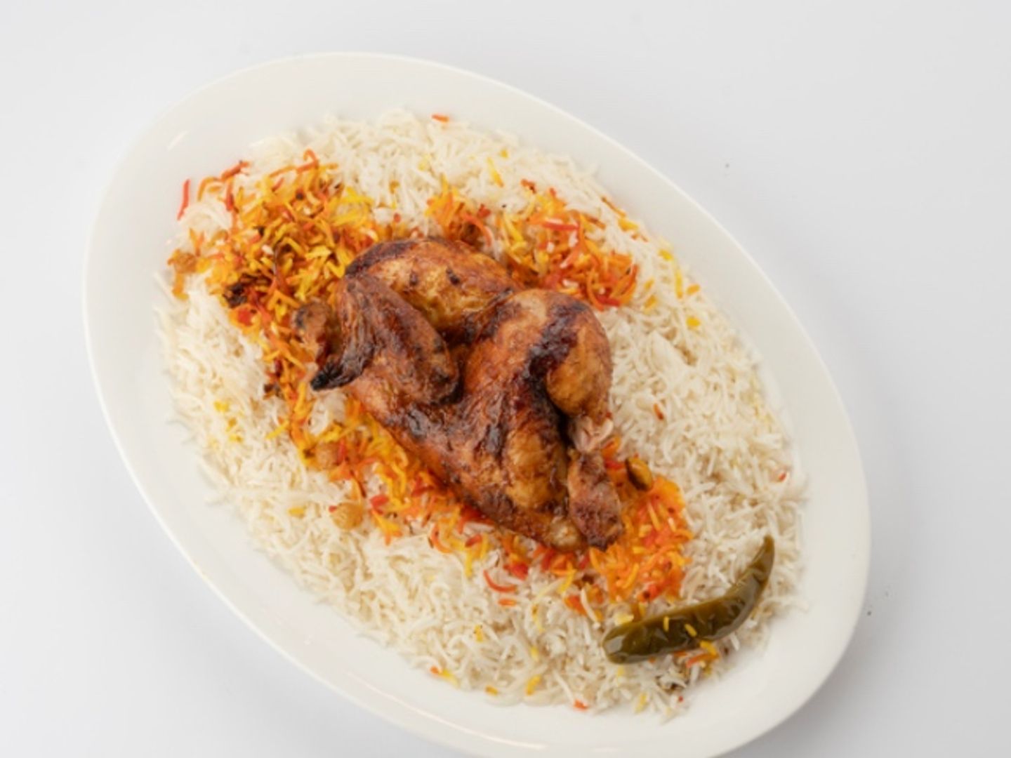 نصف دجاج شواية سادة