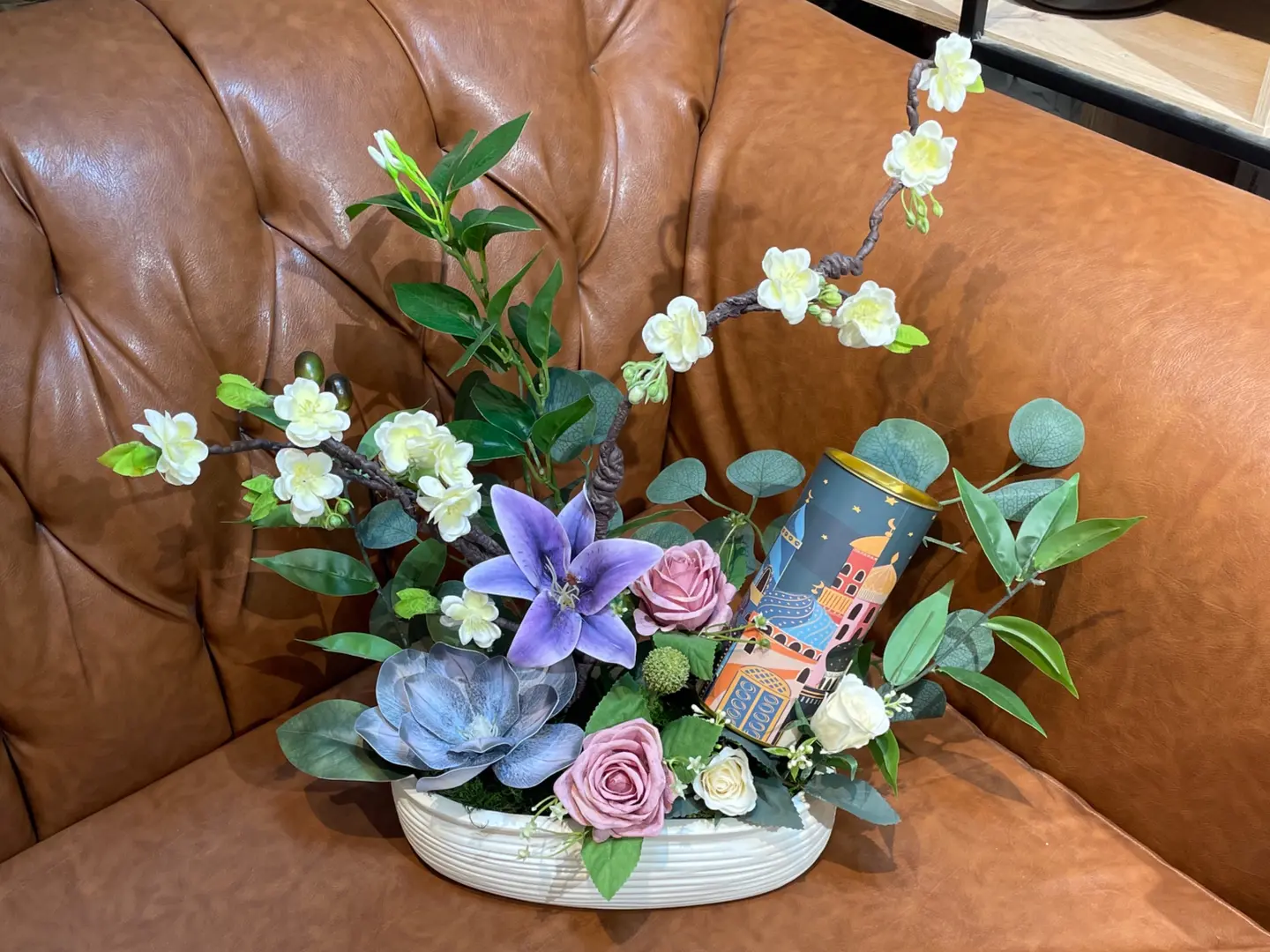 تنسيق ورد صناعي