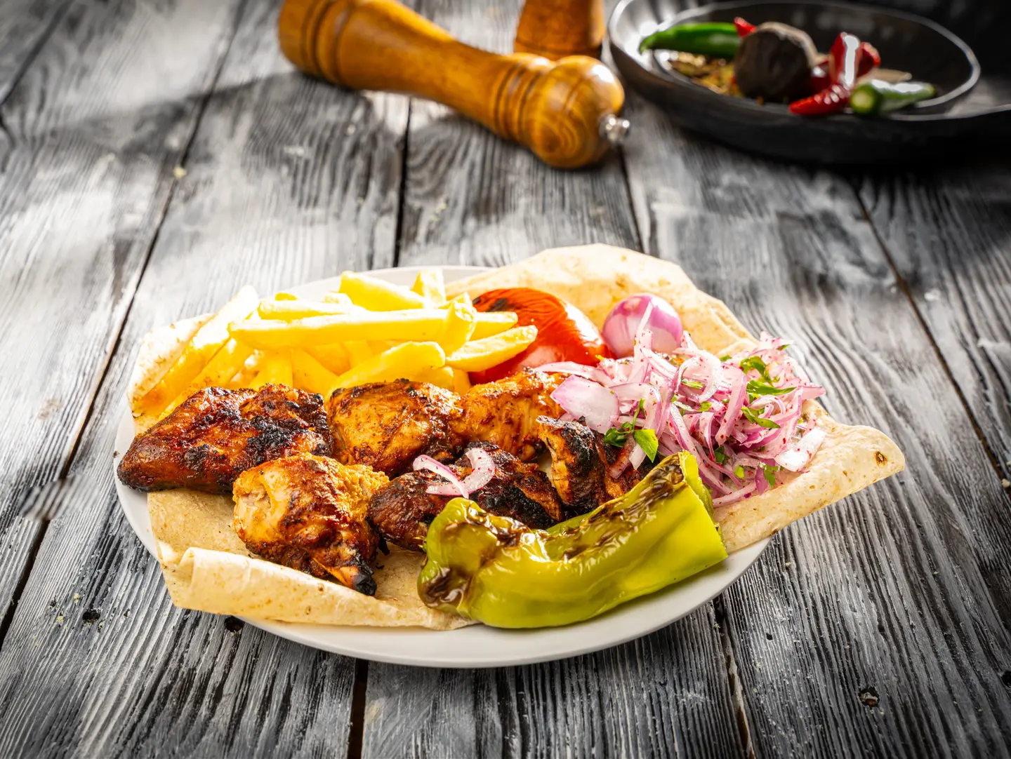 اوصال دجاج بالعظم