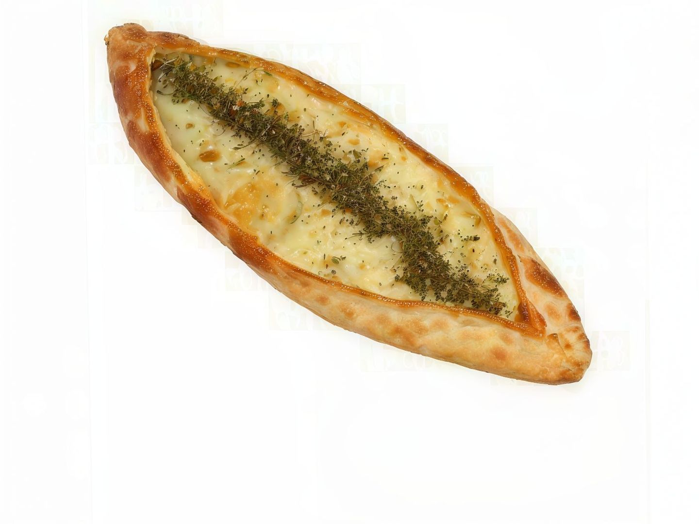 فطيرة جبن بالزيتون والزعتر