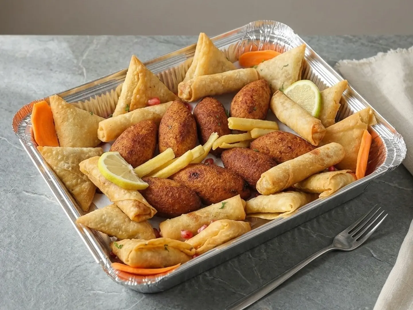 صحن مقالي مشكل