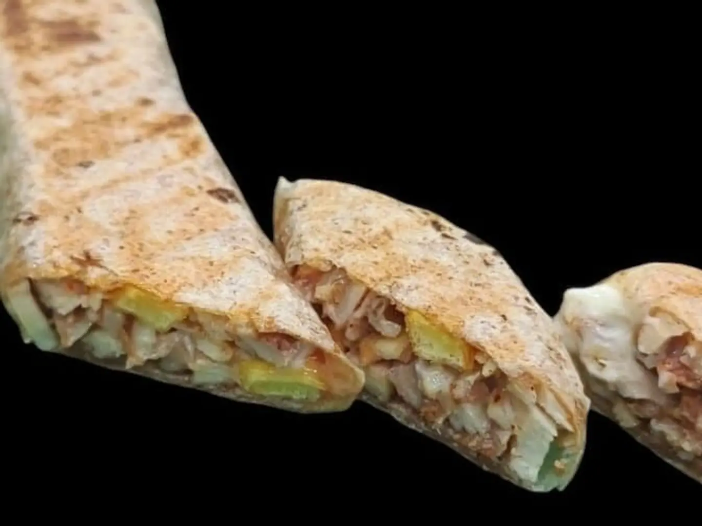 Small Saj Bread Shawarma