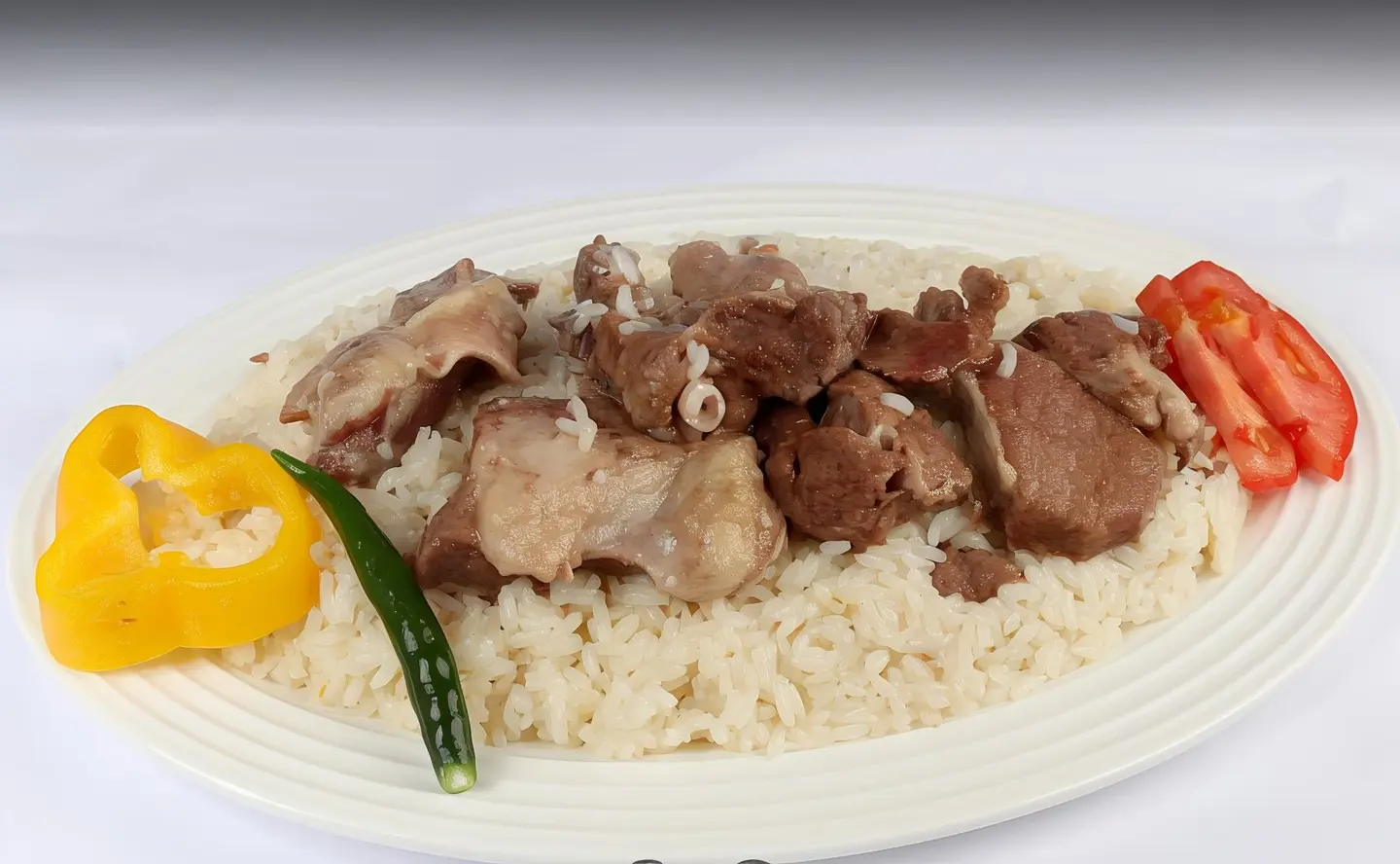 Hashi Meat With White Rice