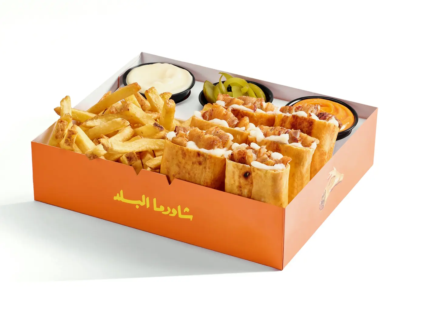 شاورما عربي 6 قطعة و مشروب