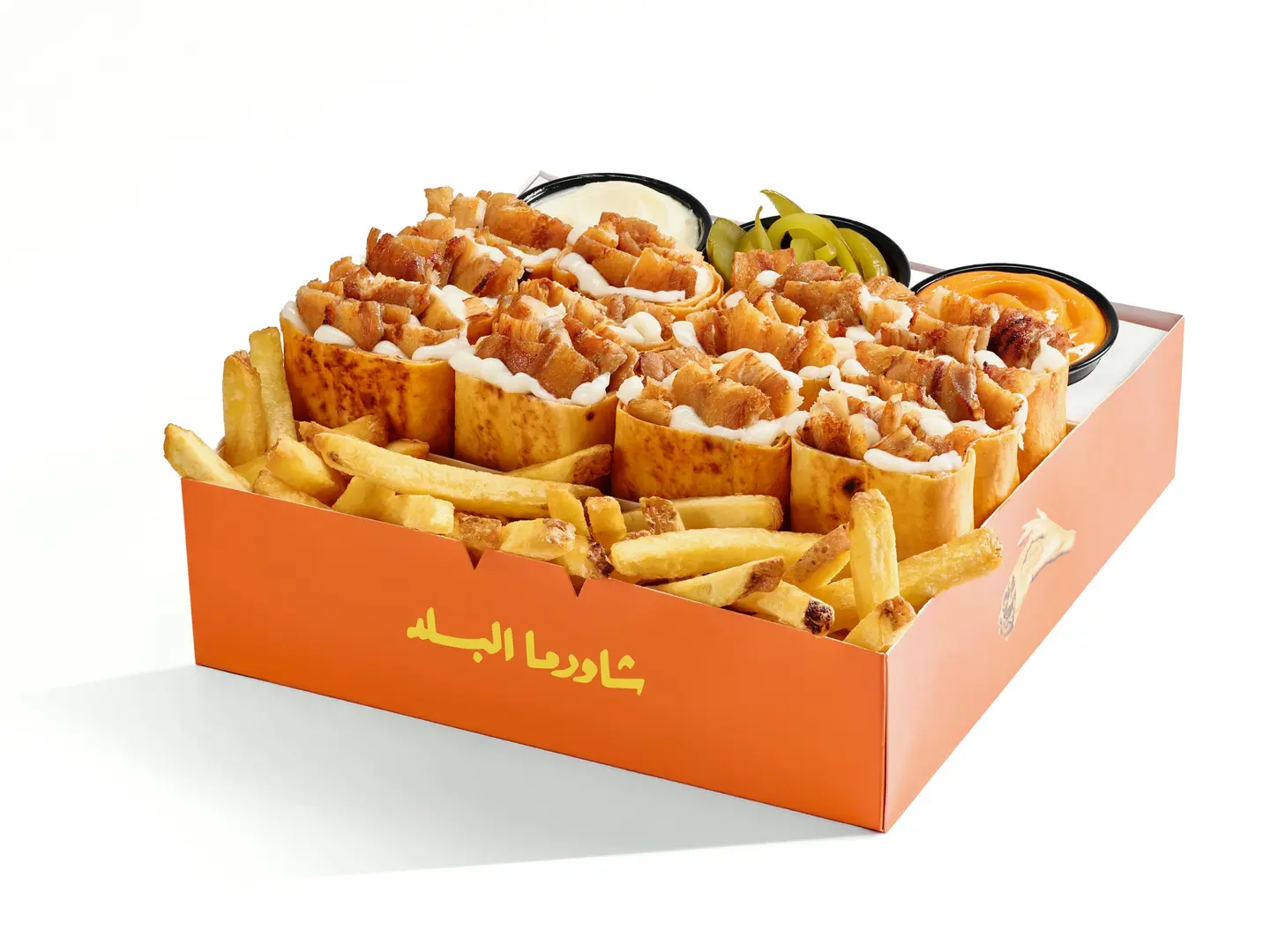 شاورما عربي 12 قطعة و مشروب