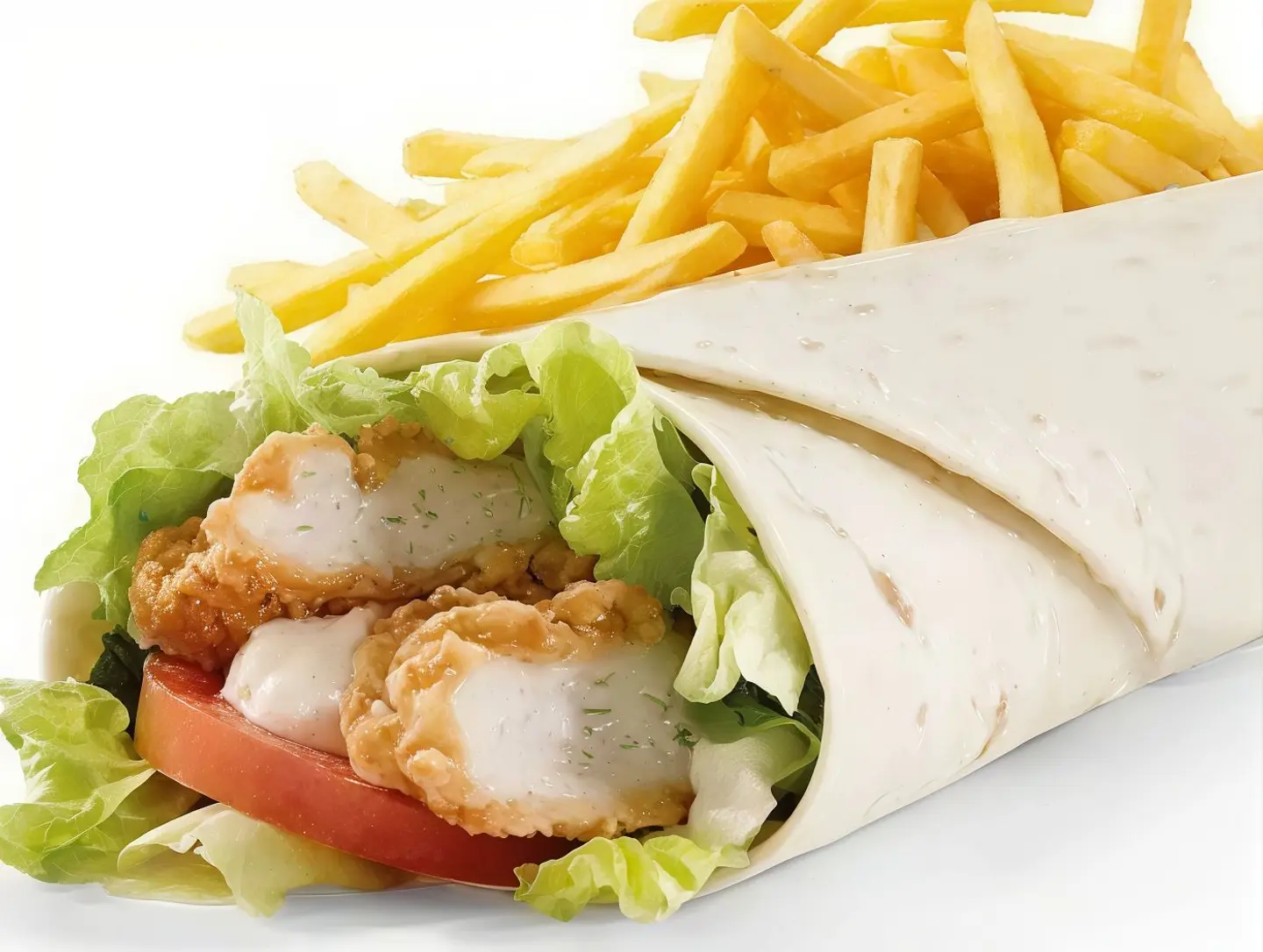 With Fries And A Drink