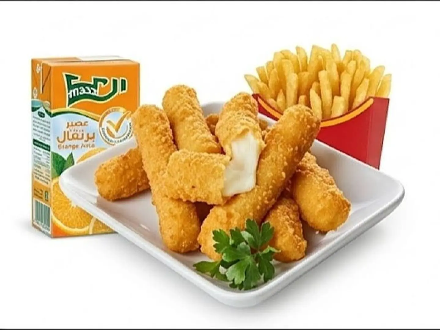Cheesy Chicken Fingers Meal