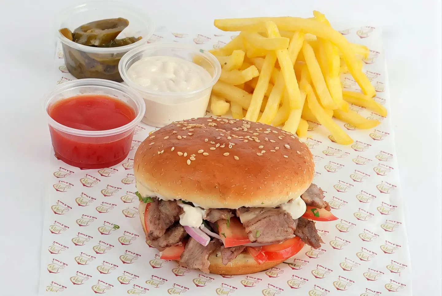 Meat Shawarma Burger