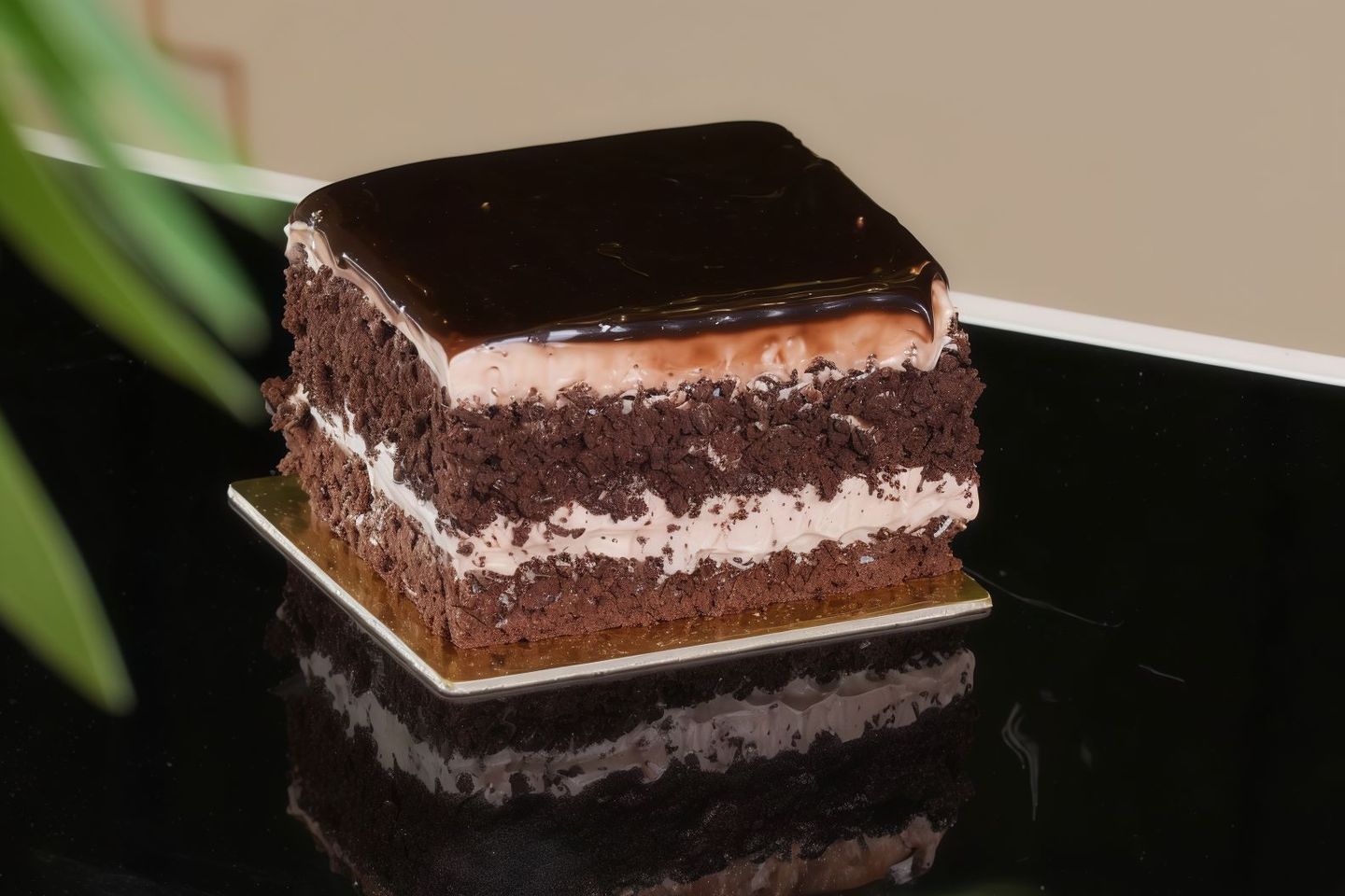 Pieces Of Chocolate Cake