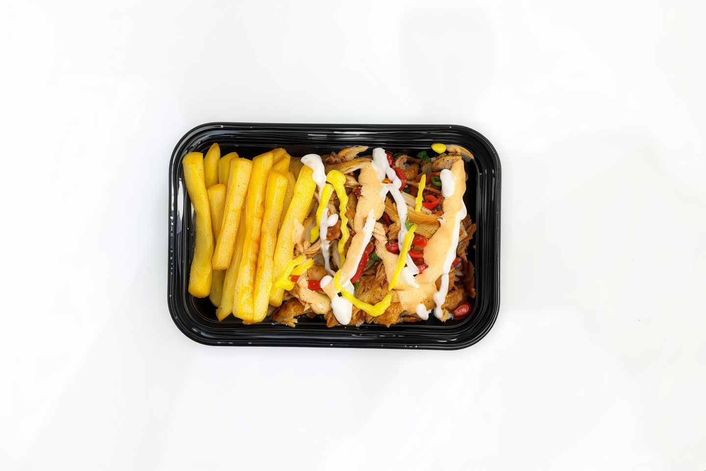 Shredded Chicken Shawarma Plate